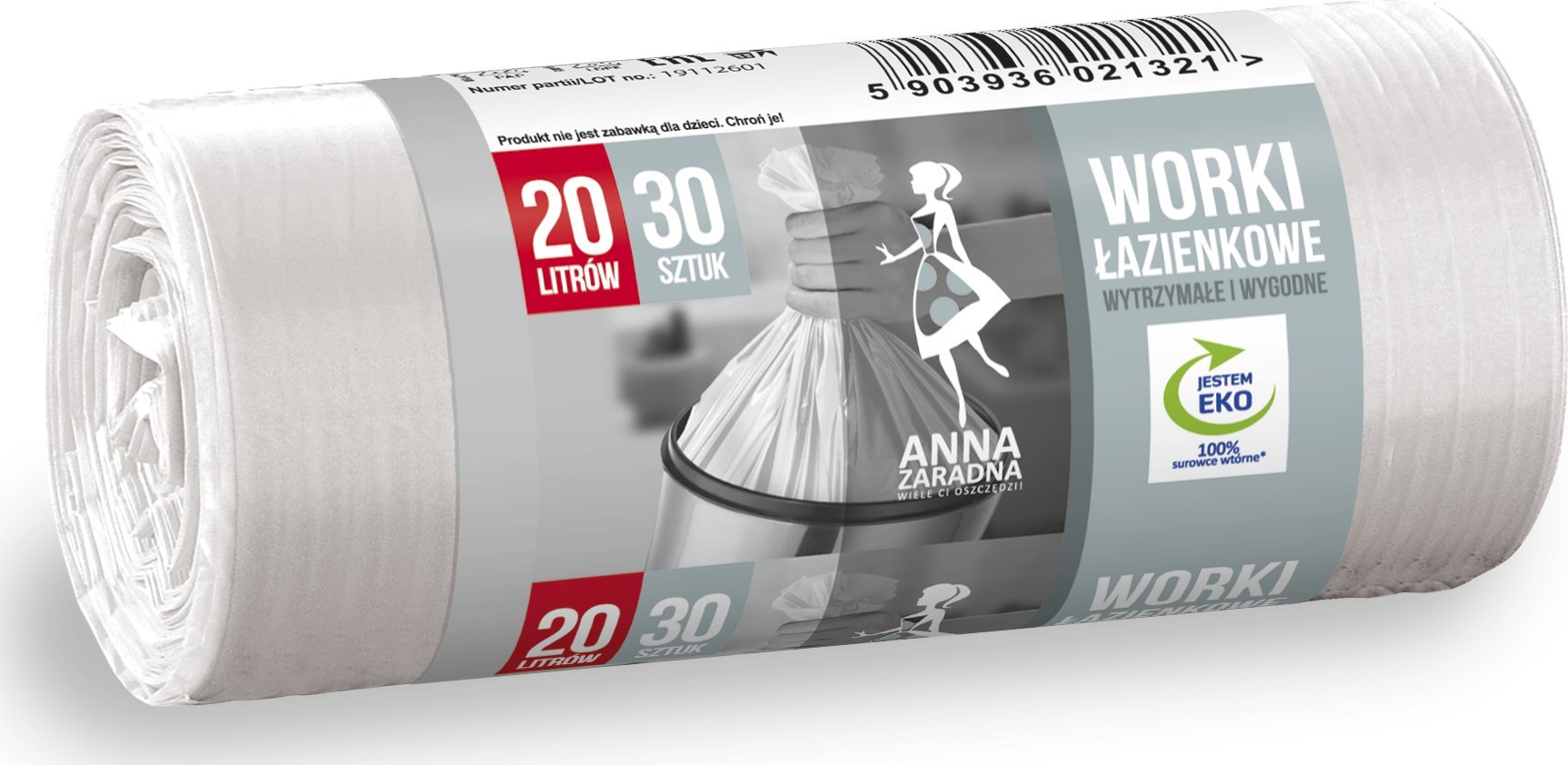 Anna Zaradna Worki na odpady domowe 20L 30szt. (1121321)