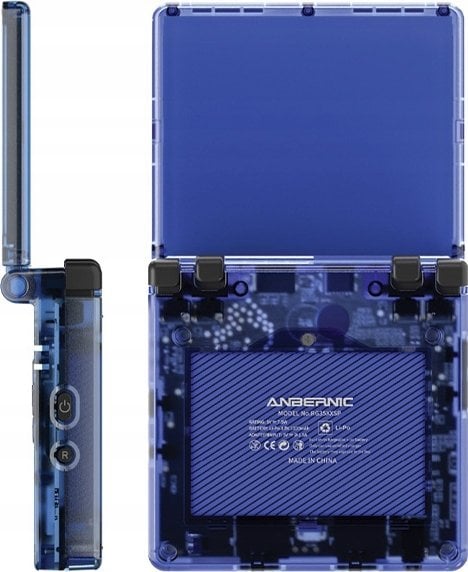Konsola przenośna Anbernic Konsola Anbernic RG35XXSP niebieski transparentny/translucent blue