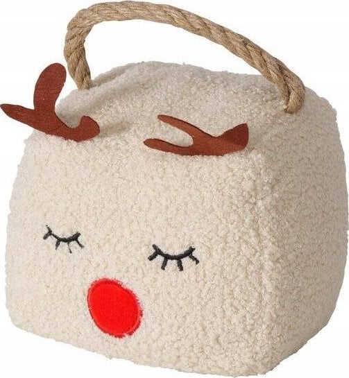 Dekoracja świąteczna Boltze Stoper do drzwi z pluszu ELEAH