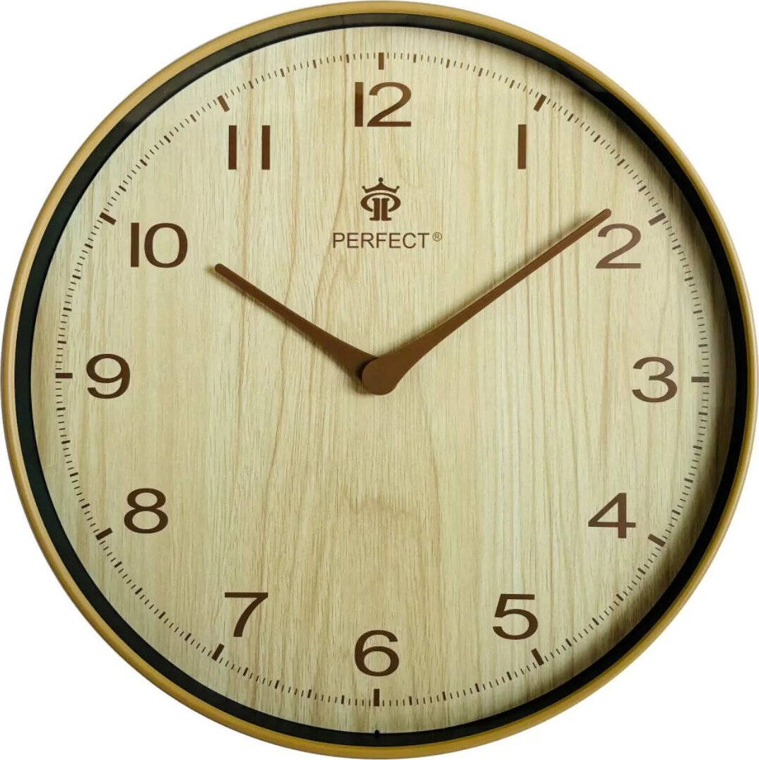 Perfect Zegar ścienny Perfect FX-5847 Q11 brązowy 30 cm