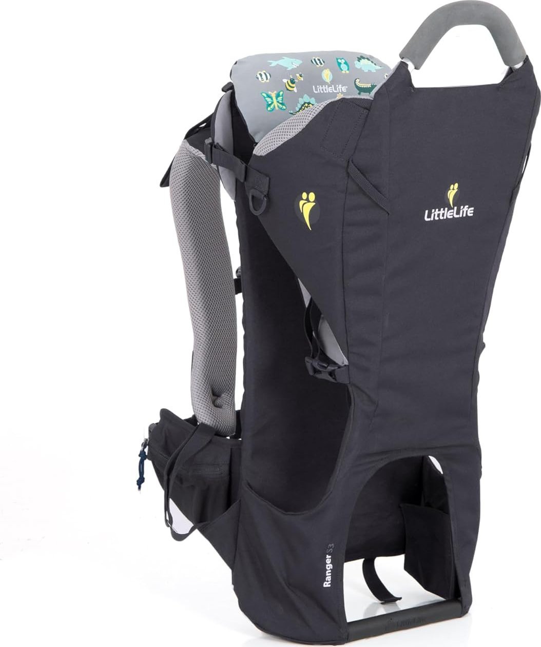 LittleLife Nosidełko turystyczne do 20kg LittleLife Ranger S2 - czarne Uniwersalny