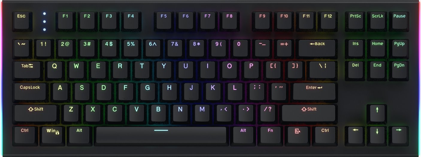 Klawiatura Hator Gravity X TKL RGB Aurum Orange (HTK550)