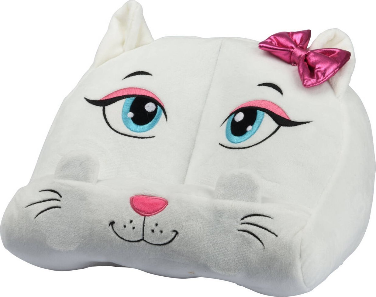 Home Styling Collection Podstawka pod książkę lub tablet MASKOTKA, pluszowa, 30 x 20 x 22 cm