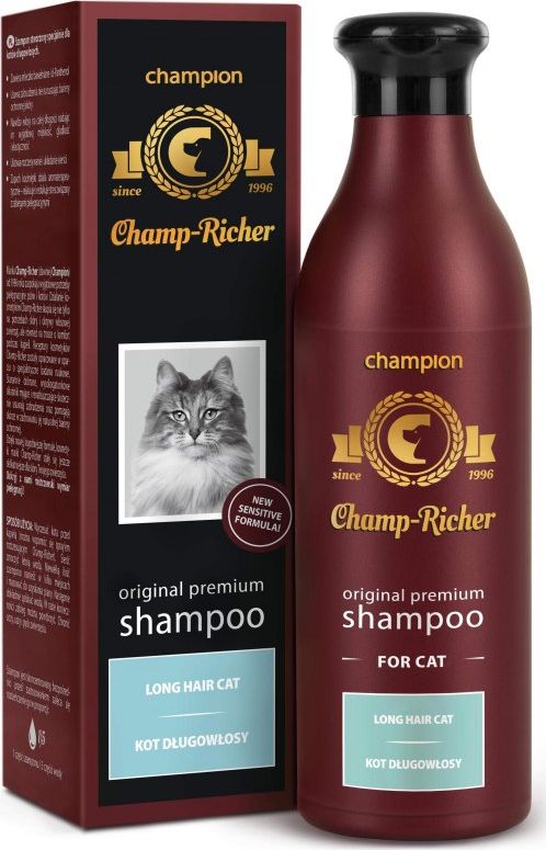 Dermapharm Champ-Richer Szampon dla kotów długowłosych 250ml