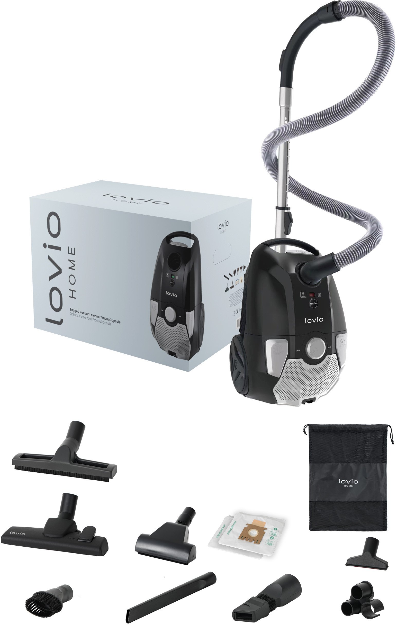 Odkurzacz workowy LOVIO VacuuCapsule LVBVC001