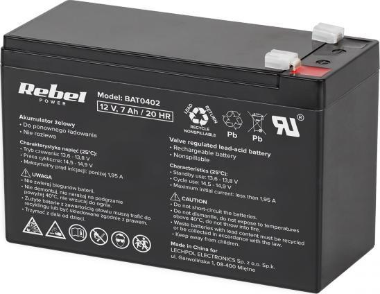 Rebel Akumulator żelowy 12V 7Ah
