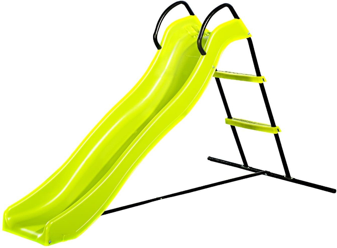 Zjeżdżalnia ogrodowa Deluxe z metalowym stelażem plastikowy ślizg