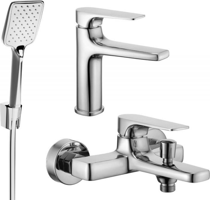 Bateria wannowa Mexen Mexen Lynx R62 zestaw wannowy, chrom - 745903R62-00