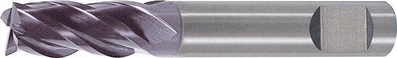 Frez trzpieniowy pełnowęglikowy, 12,0mm krótki HB 4-ostr. TiAlN n.zakład.FORMAT