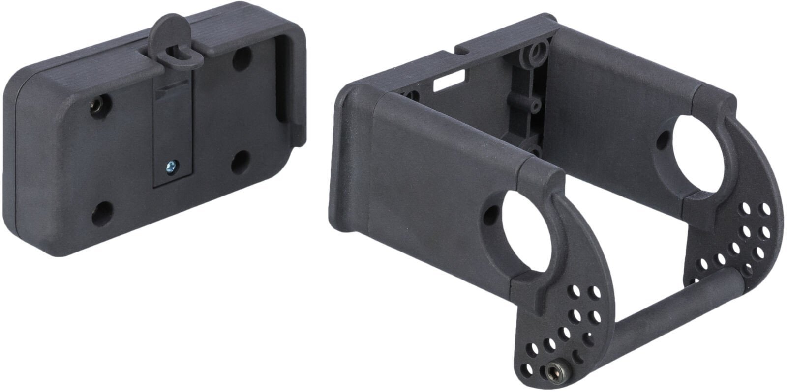 TRIXIE Universal bracket for Front Bicycle Basket, Bar mount, Black