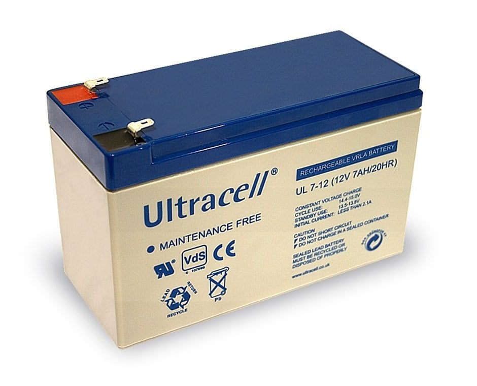 Akumulator ołowiowy 12 V, 7 Ah (UL7-12)