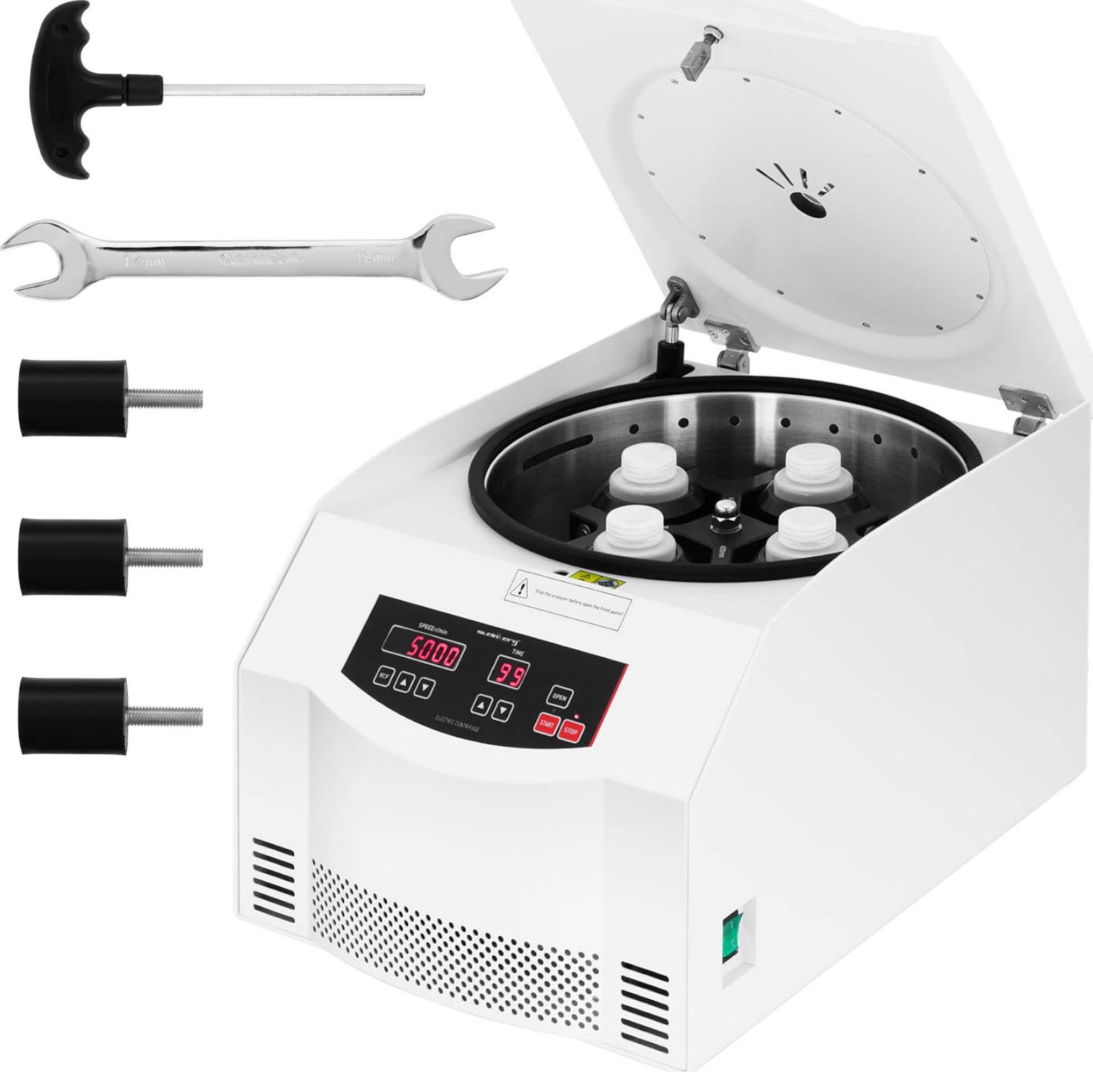 Steinberg Profesjonalna wirówka laboratoryjna do osocza 5000 obr./min do 4 probówek 250 ml Profesjonalna wirówka laboratoryjna do osocza 5000 obr./min