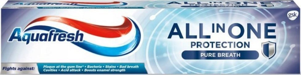 Aquafresh Pasta do zębów Aquafresh All in One Protection Pure Breath z fluorkiem100ml