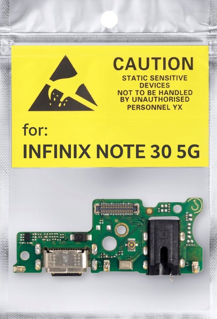 ORYGINAŁ OEM PŁYTKA GNIAZDO ŁADOWANIA USB ZŁĄCZE DO INFINIX NOTE 30 5G