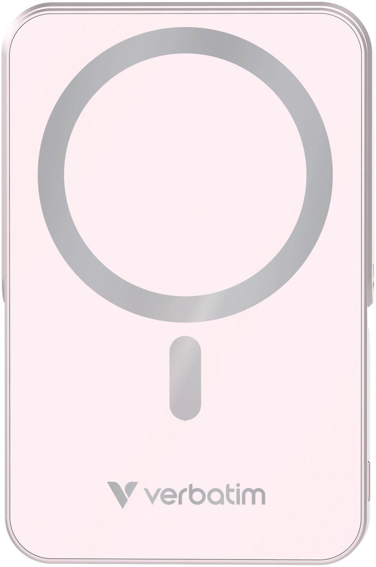 Powerbank Verbatim Charge 'n' Go Magnetic Wireless with Stand 10000mAh USB-C PD 3.0 Pink