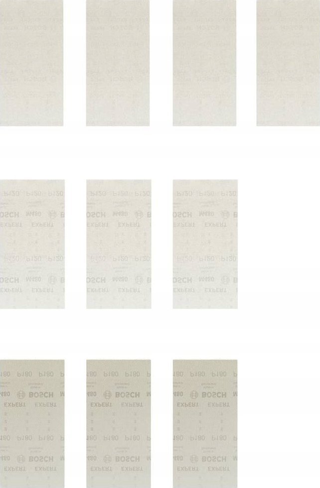 Bosch Bosch Expert M480 mesh sanding sheet set 115 x 230mm, K80 / 120 / 180