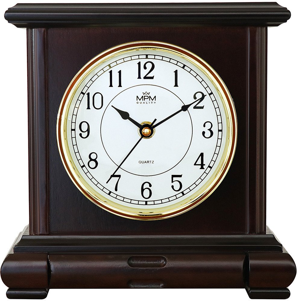 Zegar kominkowy z szufladką MPM E03.3888.52.A 21 x 23 cm .