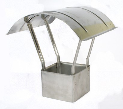 Daszek z blachy żaroodpornej 13,5x13,5x10cm