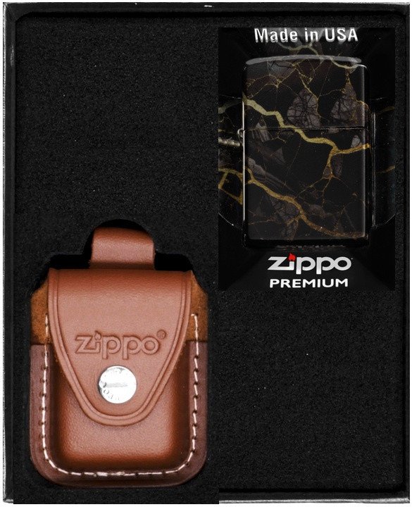 Zestaw ZIPPO Zapalniczka MARBLE DESIGN 1 Prezentowy No4