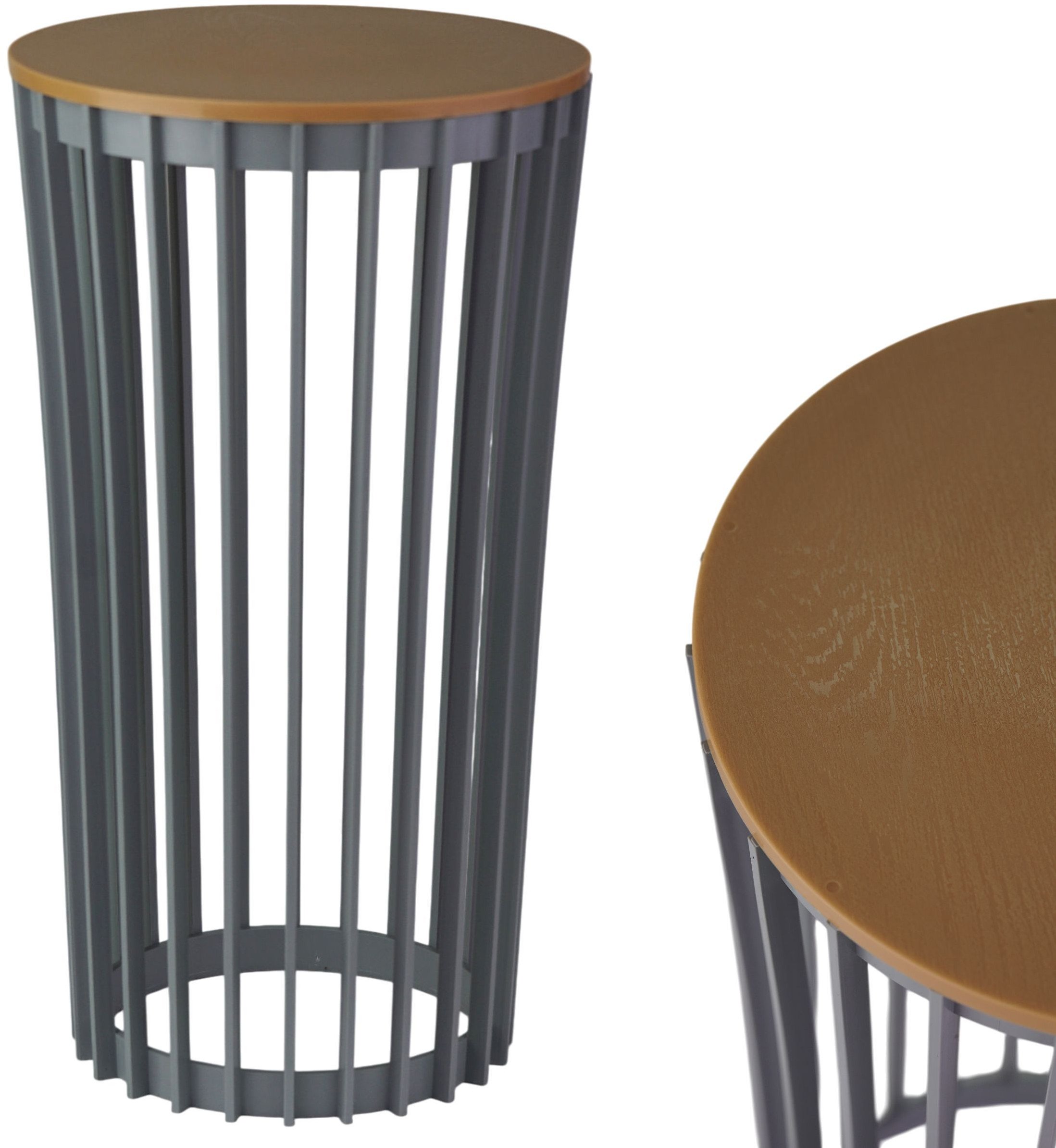 Kwietnik wysoki dwustronny Standy 54h Stojak na kwiaty + blat