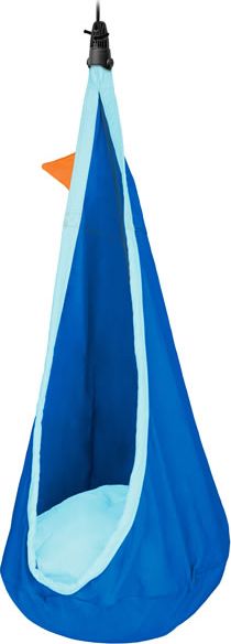 Joki Fotel hamakowy dla dzieci z zestawem montażowym, Niebieski JCD70