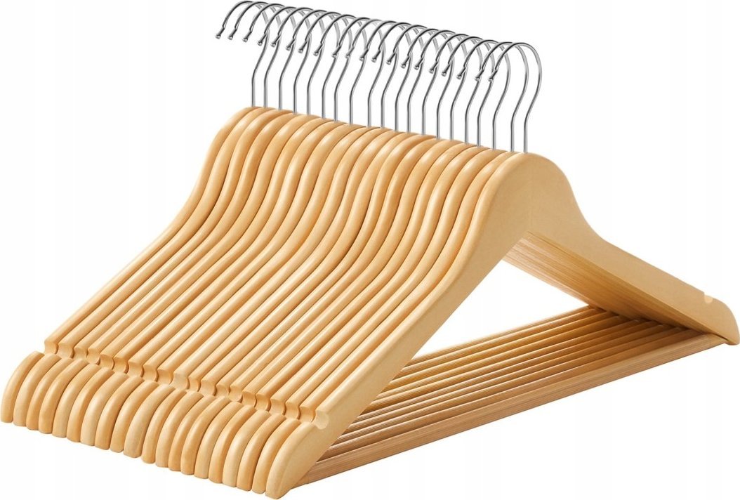 Leobert Wieszaki drewno 20szt - CRW001-20