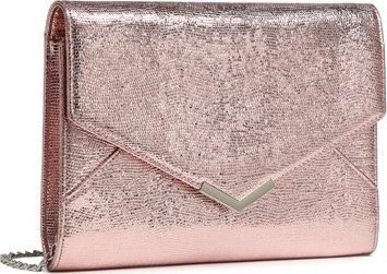 Accessorize Me Różowa Metaliczna Torebka z Łańcuszkiem Vila