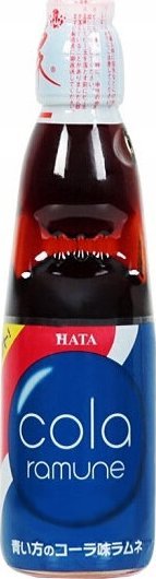 Hatakosen Napój Ramune Cola, japońska oranżada o smaku coli 200ml - Hata Kosen