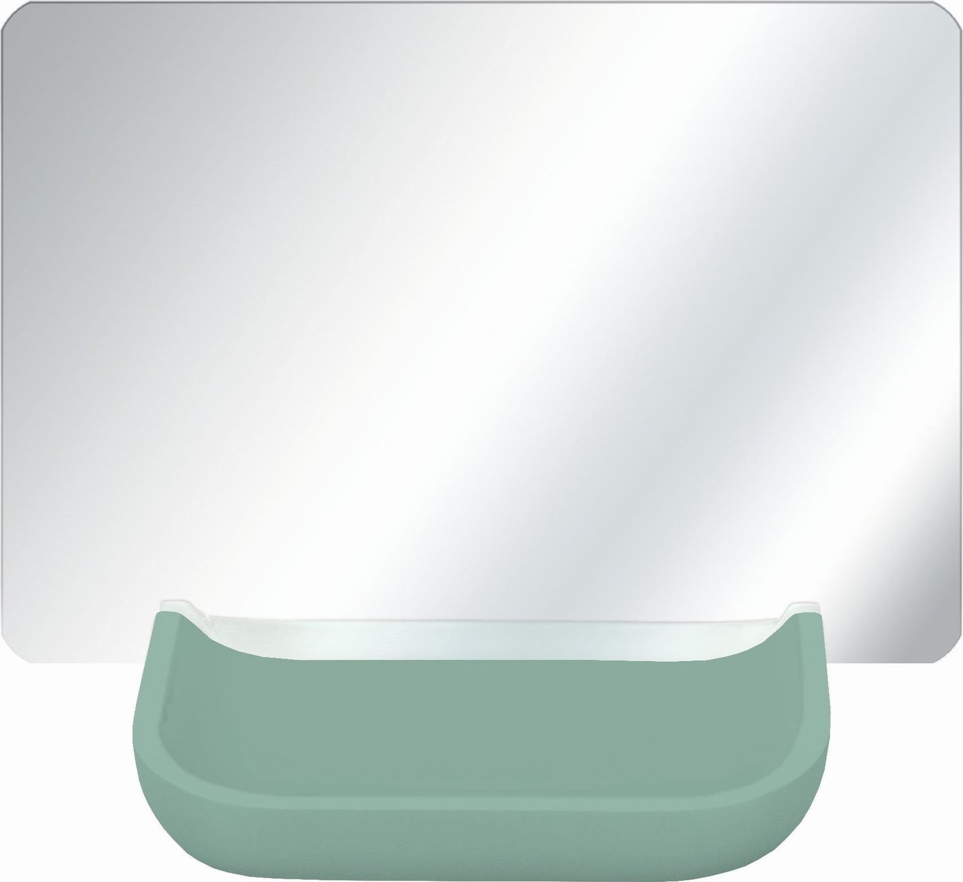 Lusterko kosmetyczne Kleine Wolke Kleine Wolke Tray 2w1 Lusterko kosmetyczne i organizer zielony