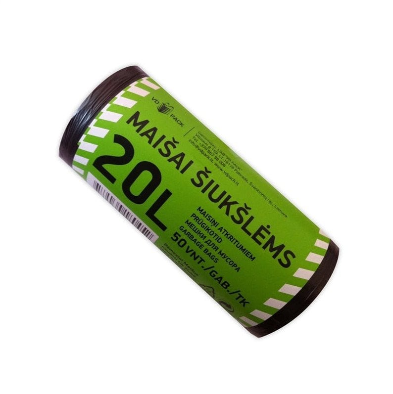 BIN BAGS HDPE 20L 7MK 50PCS