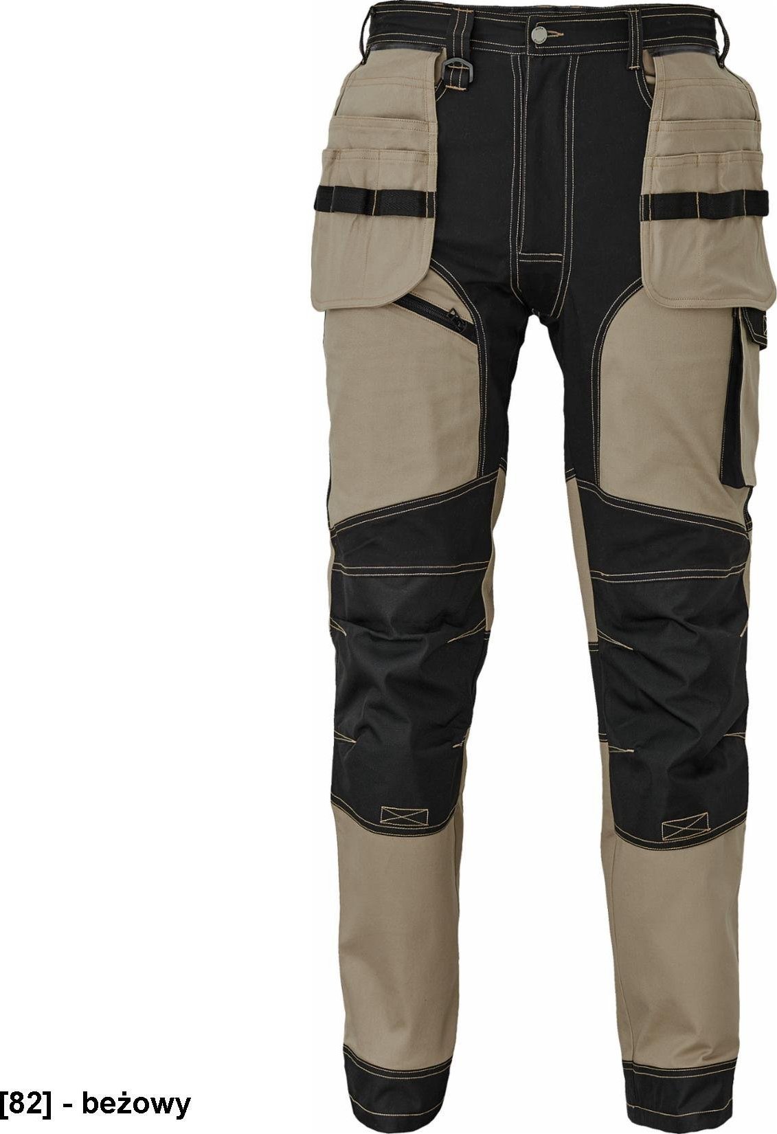 CERVA KEILOR - spodnie - beżowy 52