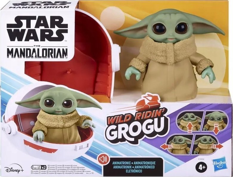 Star Wars STAR WARS Interactive Plush Wild Ridin' Grogu, 12 cm