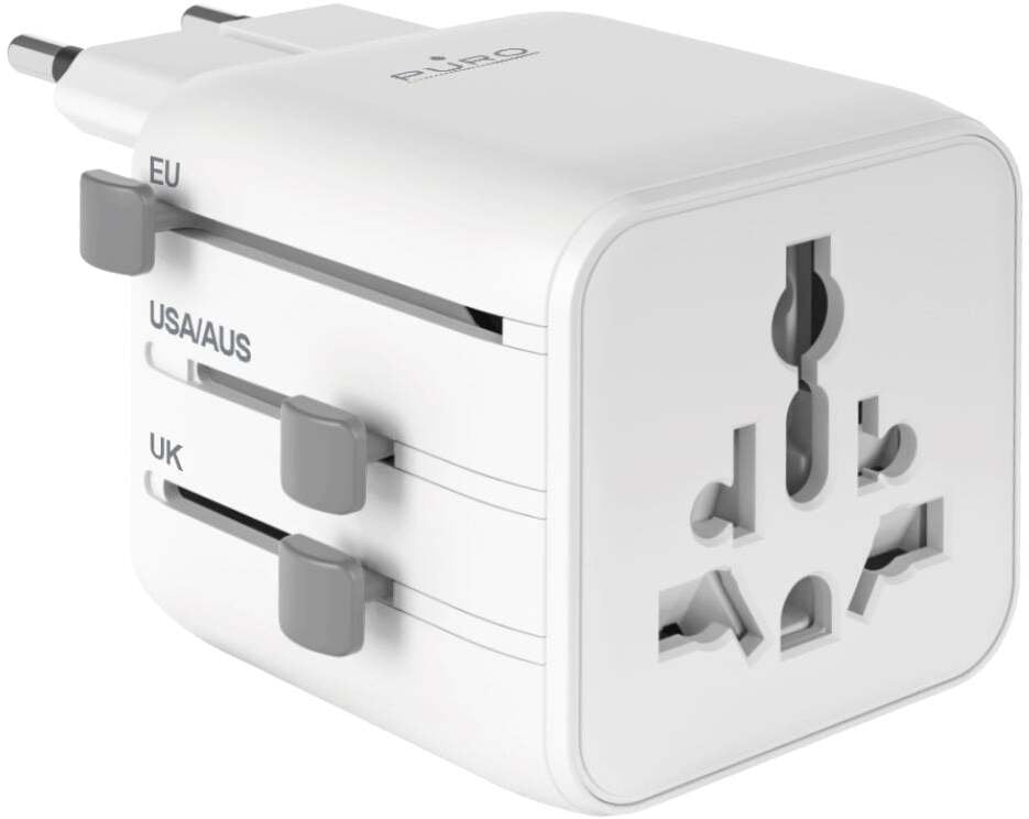Puro Adapter podróżny uniwersalny - biały