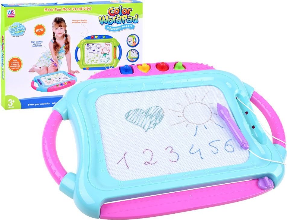 Jokomisiada Tablica kolorowy znikopis + pieczątki TA0089