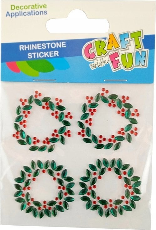 Craft with Fun OZDOBA BN KRYSZTALKI SPRZYL ORNAME 4SZT CF12/288