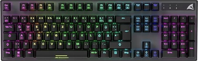 Klawiatura Sharkoon Sharkoon Gaming Tastatur Skiller SGK20 Mech rot, RGB LED,USB