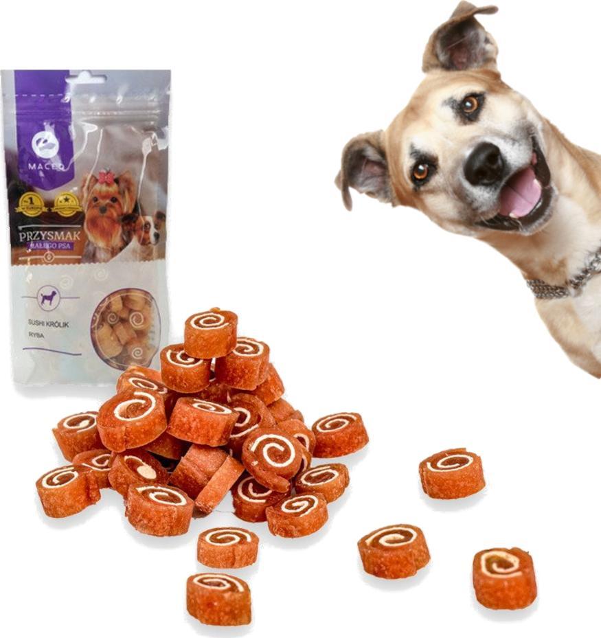 Maced SUSHI Z KRÓLIKIEM I RYBĄ 60G