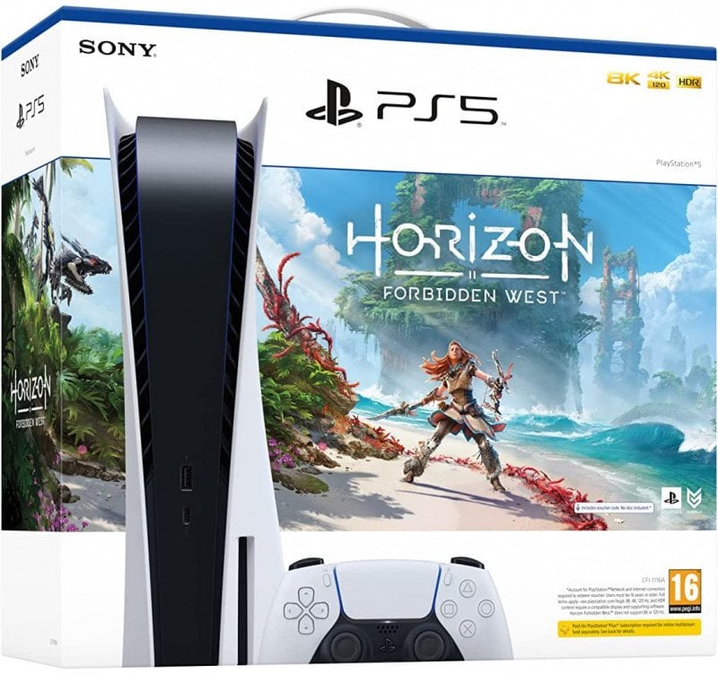 Sony PlayStation 5 D Chassis Slim + Horizon Forbidden West