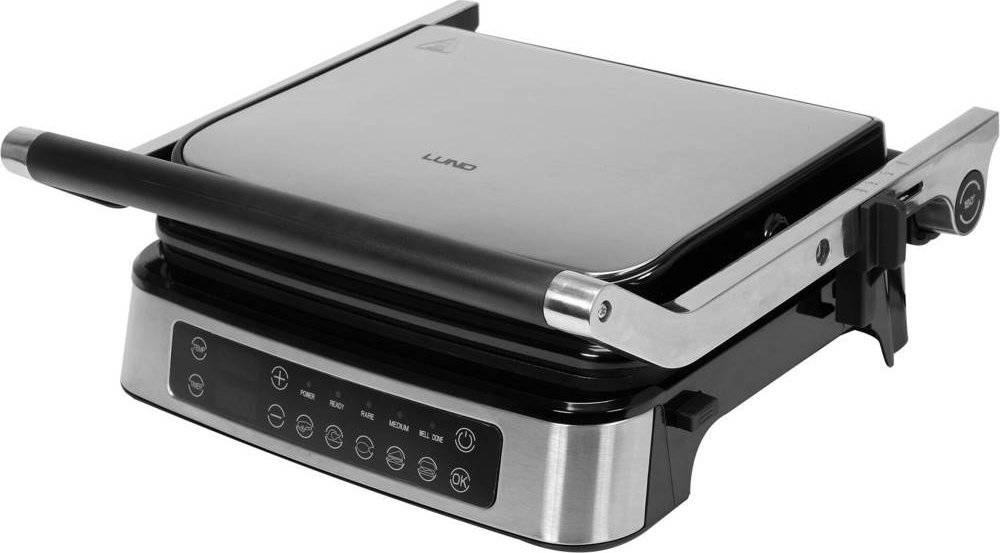 Grill elektryczny Lund GRILL ELEKTRYCZNY STOŁOWY 2000W,PANEL LED 29*23CM