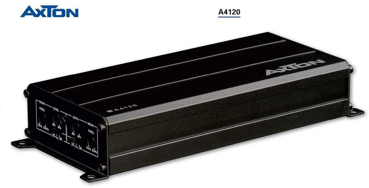 Wzmacniacz samochodowy Axton AXTON, A4120 4-kanalų automobilinis garso stiprintuvas, 4x60W