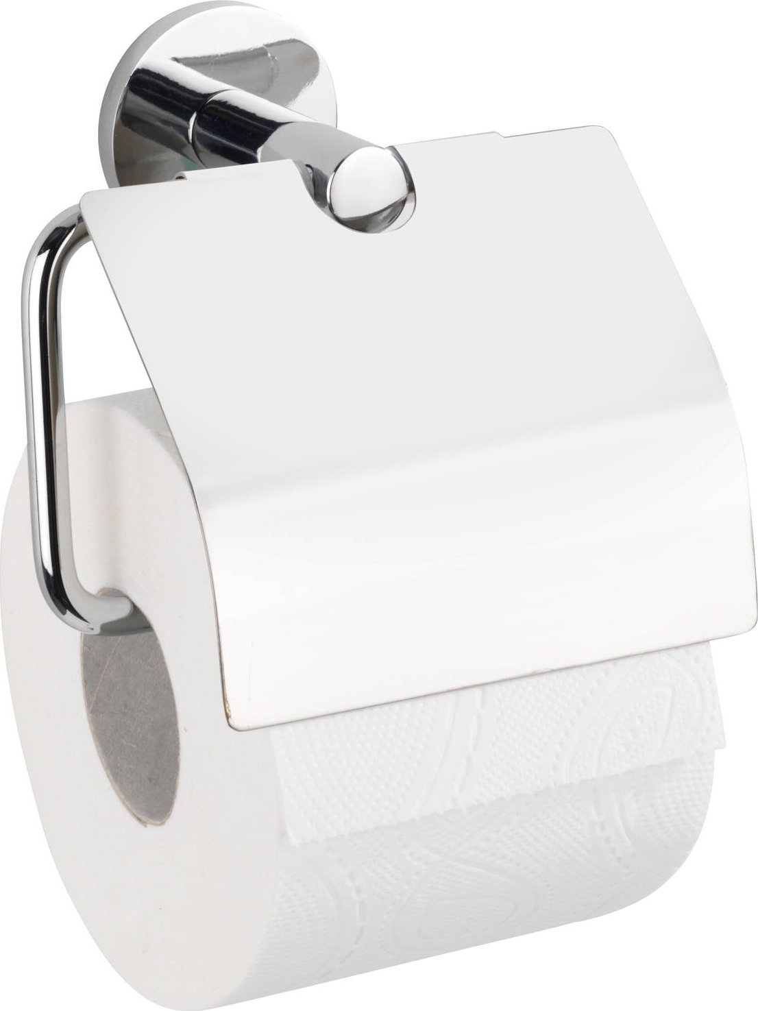 Wenko Uchwyt na papier toaletowy z klapką ISERA, montaż bez wiercenia UV-Loc, WENKO