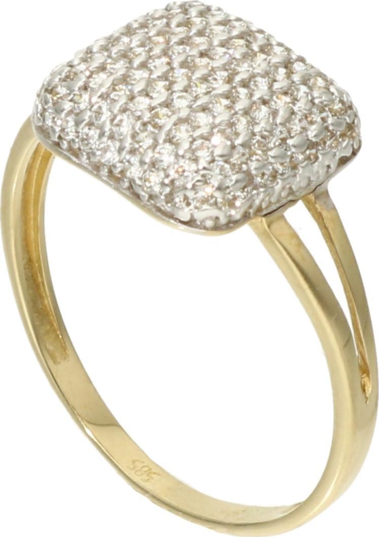 Rosanto Złoty pierścionek z cyrkoniami roz. 16 585 14k