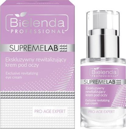 Bielenda SupremeLab Pro Age Expert ekskluzywny rewitalizujący krem pod oczy 15ml