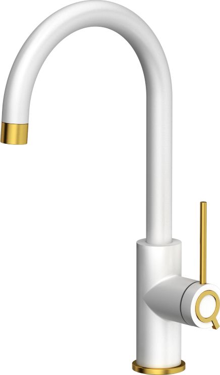 Bateria kuchenna Quadron Jodie Q Line Slim SteelQ stojąca biała (84818011)