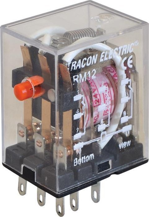 Tracon Electric Przekaźnik miniaturowy RM12 3P 24V AC
