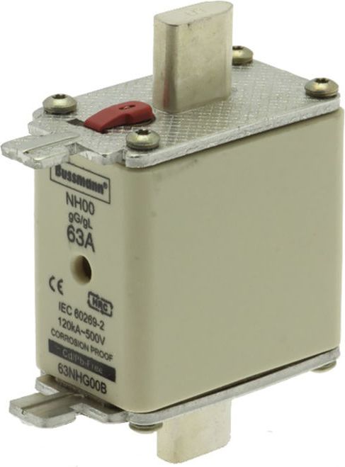 Eaton Wkładka NH00 63A 500V gL/gG podwójny wskaźnik (63NHG00B)