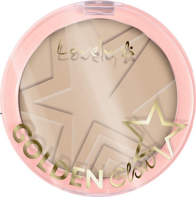 Lovely Golden Glow puder do konturowania twarzy 2 Light Beige 10g