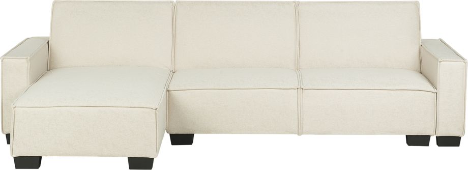 Shumee Narożnik prawostronny rozkładany beżowy ROMEDAL