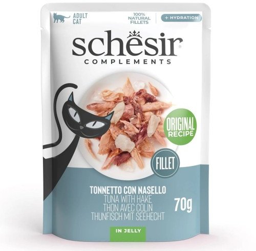 SCHESIR Adult Tuńczyk z morszczukiem 70g