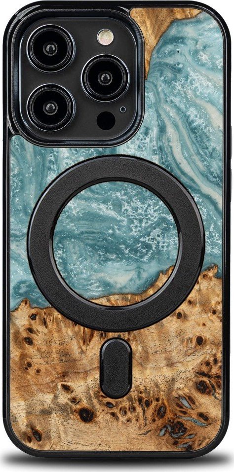 BeWood Etui Bewood Unique na iPhone 14 Pro - Planets - Uran z MagSafe